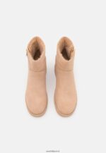 femmes botte d'hiver en cuir bottines beige 006BT1932 Anna Field - Image 6
