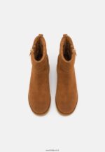 femmes botte d'hiver en cuir bottines cognac 006BT1916 Anna Field - Image 6