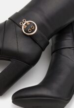 femmes bottes à talons hauts en cuir noir 006BT2257 Anna Field - Image 6