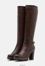 femmes bottes à talons hauts marron foncé 006BT2255 Anna Field - Image 3