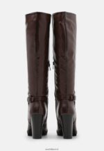 femmes bottes à talons hauts marron foncé 006BT2255 Anna Field - Image 4