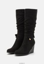 femmes bottes compensées noires 006BT2247 Anna Field - Image 3