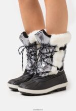 femmes bottes d'hiver argent 006BT2215 Anna Field