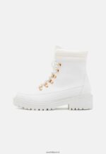 femmes bottes d'hiver bottines à lacets blanc 006BT2046 Anna Field - Image 2