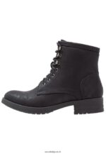 femmes bottes d'hiver bottines à lacets noir 006BT2012 Anna Field - Image 2