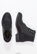 femmes bottes d'hiver bottines à lacets noir 006BT2012 Anna Field - Image 3