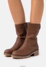 femmes bottes d'hiver cognac 006BT2195 Anna Field