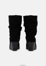 femmes bottes d'hiver en cuir noir 006BT2219 Anna Field - Image 4