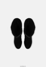femmes bottes d'hiver en cuir noir 006BT2219 Anna Field - Image 6