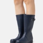 femmes bottes en caoutchouc bleu foncé 006BT2267 Anna Field