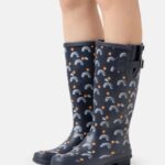 femmes bottes en caoutchouc bleu foncé 006BT2268 Anna Field