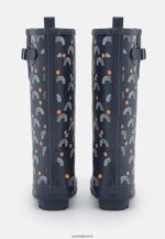 femmes bottes en caoutchouc bleu foncé 006BT2268 Anna Field - Image 4