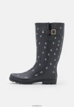 femmes bottes en caoutchouc bleu foncé 006BT2270 Anna Field - Image 2