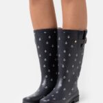 femmes bottes en caoutchouc bleu foncé 006BT2270 Anna Field