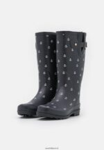 femmes bottes en caoutchouc bleu foncé 006BT2270 Anna Field - Image 3