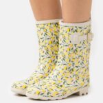 femmes bottes en caoutchouc jaune/beige 006BT2269 Anna Field