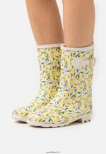 femmes bottes en caoutchouc jaune/beige 006BT2269 Anna Field