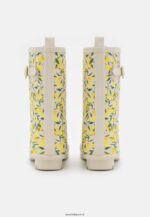 femmes bottes en caoutchouc jaune/beige 006BT2269 Anna Field - Image 4