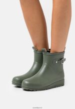 femmes bottes en caoutchouc vert foncé 006BT2272 Anna Field