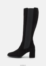 femmes bottes en cuir noir 006BT2200 Anna Field - Image 2
