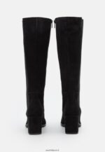 femmes bottes en cuir noir 006BT2200 Anna Field - Image 4
