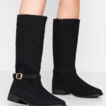 femmes bottes noir 006BT2198 Anna Field