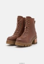 femmes bottillon d'hiver en cuir bottes d'hiver cognac 006BT2032 Anna Field - Image 3
