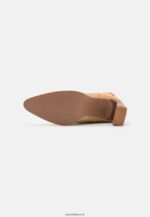 femmes bottine cowboy/biker cuir beige 006BT2052 Anna Field - Image 5