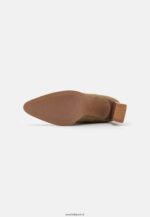 femmes bottine cowboy/biker cuir kaki 006BT2051 Anna Field - Image 5
