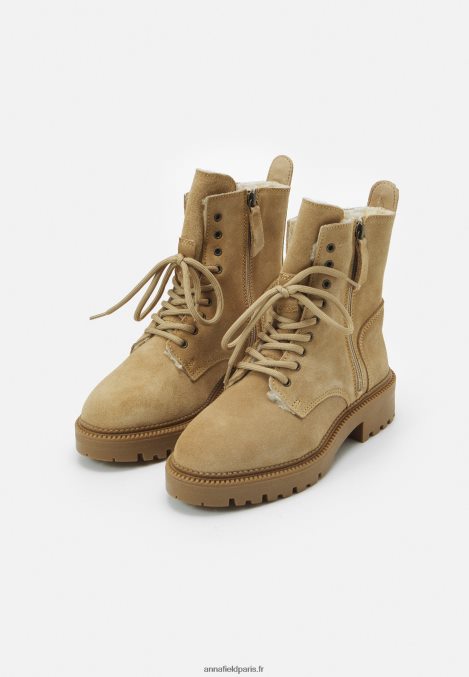 femmes_bottines_a_lacets_beiges_006bt2028_anna_field.jpg femmes bottines à lacets beiges 006BT2028 Anna Field - Image 1