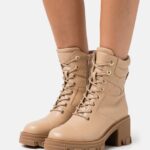 femmes bottines à lacets beiges 006BT2039 Anna Field