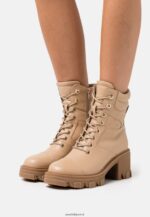 femmes bottines à lacets beiges 006BT2039 Anna Field