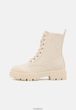 femmes bottines à lacets blanc cassé 006BT2033 Anna Field - Image 2