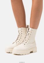 femmes bottines à lacets blanc cassé 006BT2033 Anna Field
