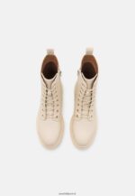 femmes bottines à lacets blanc cassé 006BT2033 Anna Field - Image 6