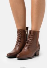 femmes bottines à lacets cognac 006BT2042 Anna Field