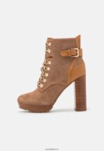 femmes bottines à lacets en cuir cognac 006BT2018 Anna Field - Image 2