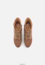 femmes bottines à lacets en cuir cognac 006BT2018 Anna Field - Image 6