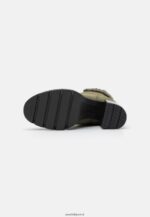 femmes bottines à lacets en cuir kaki 006BT2017 Anna Field - Image 5