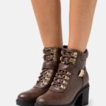 femmes bottines à lacets marron 006BT1921 Anna Field