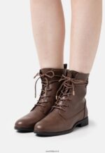 femmes bottines à lacets marron foncé 006BT2014 Anna Field