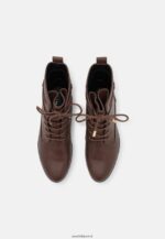 femmes bottines à lacets marron foncé 006BT2014 Anna Field - Image 6