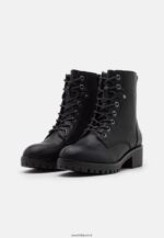 femmes bottines à lacets noires 006BT2013 Anna Field - Image 3