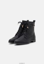 femmes bottines à lacets noires 006BT2016 Anna Field - Image 3