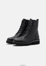 femmes bottines à lacets noires 006BT2019 Anna Field - Image 3