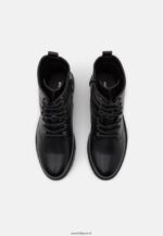 femmes bottines à lacets noires 006BT2019 Anna Field - Image 6