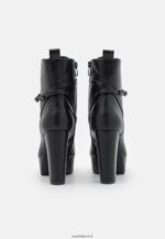 femmes bottines à lacets noires 006BT2020 Anna Field - Image 4