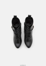 femmes bottines à lacets noires 006BT2020 Anna Field - Image 6