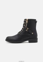 femmes bottines à lacets noires 006BT2025 Anna Field - Image 2
