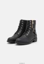 femmes bottines à lacets noires 006BT2025 Anna Field - Image 3